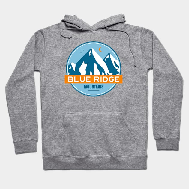 Blue Ridge Mountains Hoodie by esskay1000